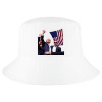 Trump 2024 Us Flag Donald Trump Election Rally Shooting 2024 Cool Comfort Performance Bucket Hat