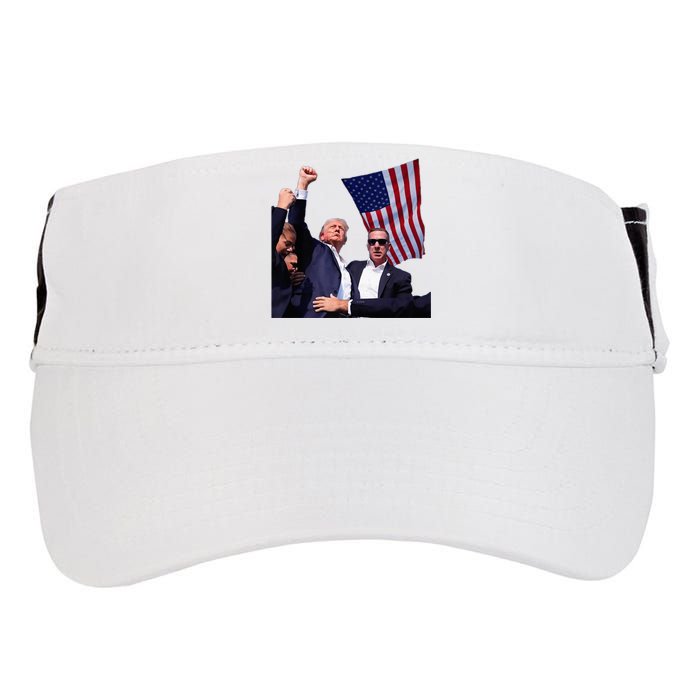 Trump 2024 Us Flag Donald Trump Election Rally Shooting 2024 Adult Drive Performance Visor