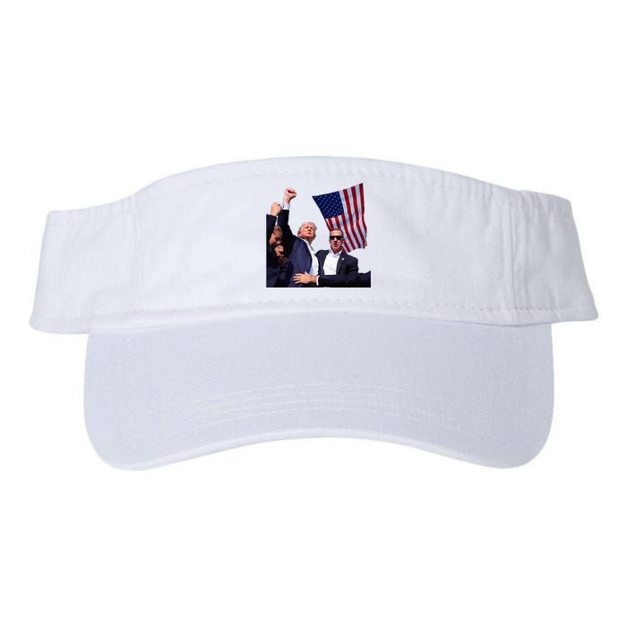 Trump 2024 Us Flag Donald Trump Election Rally Shooting 2024 Valucap Bio-Washed Visor