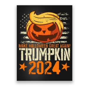 Trumpkin 2024 Usa Make Halloween Great Again Funny Trump Poster