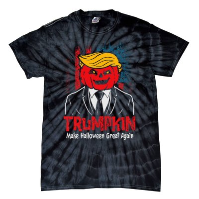 Trumpkin 2024 Usa Make Halloween Great Again Tie-Dye T-Shirt