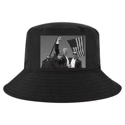 Trump 2024 Us Flag Donald Trump Election Rally Shooting Donald Trump Fist Pump Cool Comfort Performance Bucket Hat