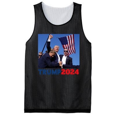 Trump 2024 Us Flag Donald Trump Election Rally Shooting 2024 Mesh Reversible Basketball Jersey Tank