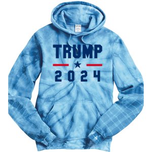 Trump 2024 ULTRA MAGA The Great MAGA King Tie Dye Hoodie