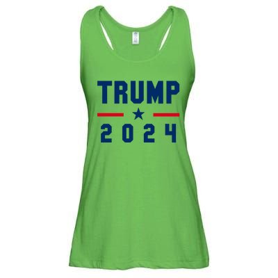 Trump 2024 ULTRA MAGA The Great MAGA King Ladies Essential Flowy Tank