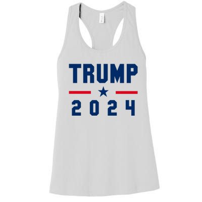 Trump 2024 ULTRA MAGA The Great MAGA King Women's Racerback Tank