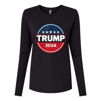 Trump 2024 Usa Election Womens Cotton Relaxed Long Sleeve T-Shirt