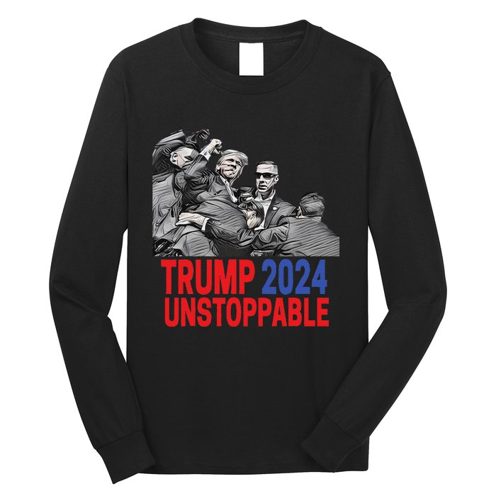 Trump 2024 Usa Pennsylvania Voters Design Long Sleeve Shirt