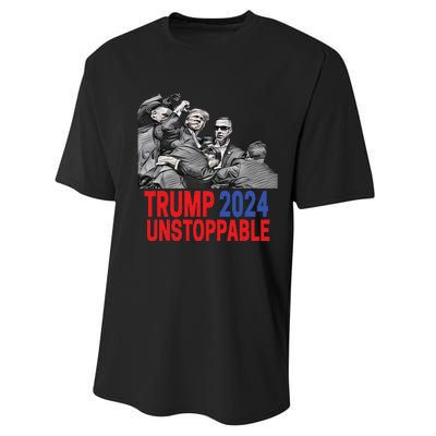 Trump 2024 Usa Pennsylvania Voters Design Performance Sprint T-Shirt