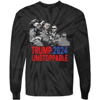 Trump 2024 Usa Pennsylvania Voters Design Tie-Dye Long Sleeve Shirt