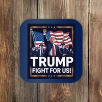 Trump 2024 Us Fight Donald Trump Election Rally Shooting 2024 Coaster