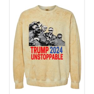 Trump 2024 Usa President Elections Pennsylvania Voters 2024 Colorblast Crewneck Sweatshirt