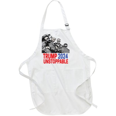 Trump 2024 Usa President Elections Pennsylvania Voters 2024 Full-Length Apron With Pockets