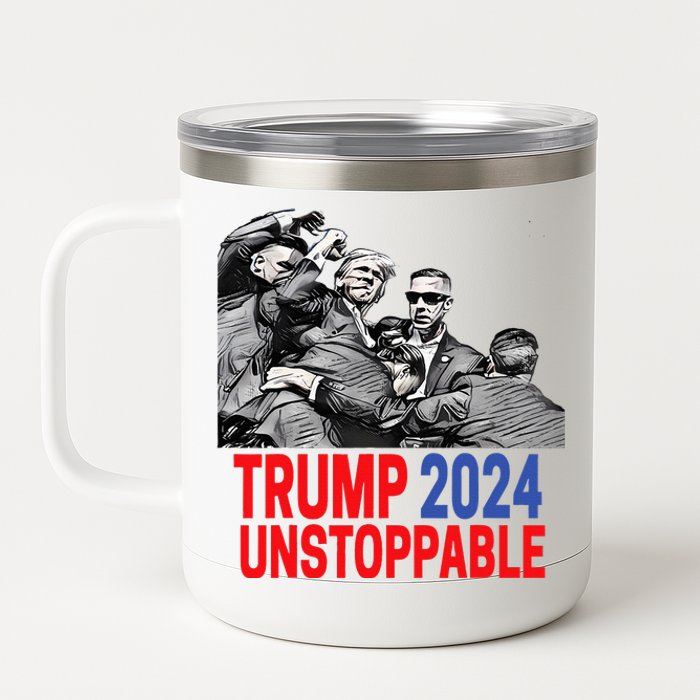 Trump 2024 Usa President Elections Pennsylvania Voters 2024 12 oz Stainless Steel Tumbler Cup