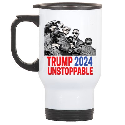 Trump 2024 Usa President Elections Pennsylvania Voters 2024 Stainless Steel Travel Mug