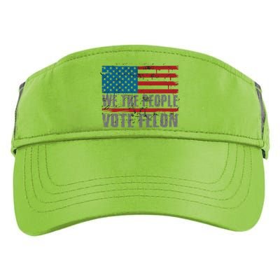 Trump 2024 Us Flag Republican 4th Of July Vote For Felon Great Gift Adult Drive Performance Visor