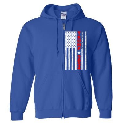 Trump 2024 Usa President Take America Back Cool Gift Full Zip Hoodie