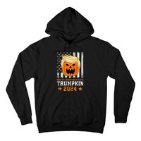 Trumpkin 2024 Usa Make Halloween Great Again Funny Trump Hoodie