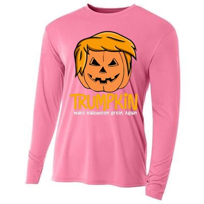 Trumpkin 2024 Usa Make Halloween Great Again Cooling Performance Long Sleeve Crew