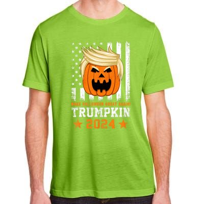 Trumpkin 2024 Usa Make Halloween Great Again Funny Trump Adult ChromaSoft Performance T-Shirt