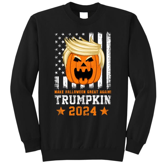 Trumpkin 2024 Usa Make Halloween Great Again Funny Trump Sweatshirt