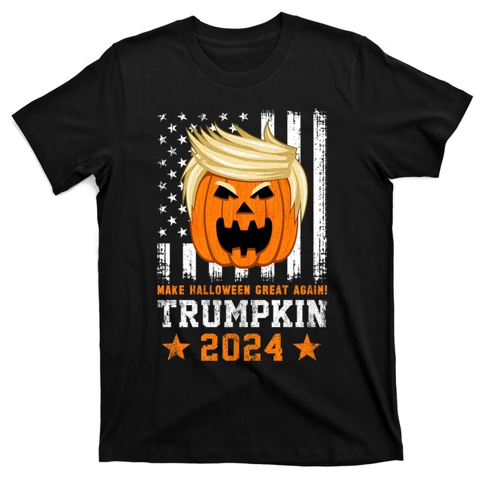 Trumpkin 2024 Usa Make Halloween Great Again Funny Trump T-Shirt