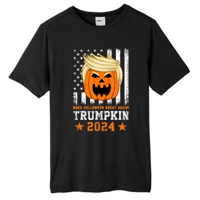 Trumpkin 2024 Usa Make Halloween Great Again Funny Trump Tall Fusion ChromaSoft Performance T-Shirt