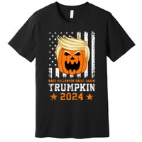 Trumpkin 2024 Usa Make Halloween Great Again Funny Trump Premium T-Shirt