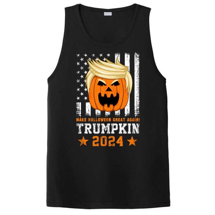 Trumpkin 2024 Usa Make Halloween Great Again Funny Trump PosiCharge Competitor Tank