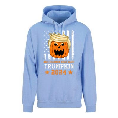 Trumpkin 2024 Usa Make Halloween Great Again Funny Trump Unisex Surf Hoodie