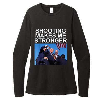 Trump 2024 Us Flag Donald Trump Election Rally Shooting 2024 Womens CVC Long Sleeve Shirt