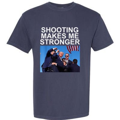 Trump 2024 Us Flag Donald Trump Election Rally Shooting 2024 Garment-Dyed Heavyweight T-Shirt