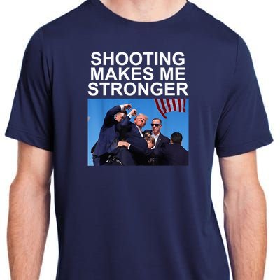 Trump 2024 Us Flag Donald Trump Election Rally Shooting 2024 Adult ChromaSoft Performance T-Shirt