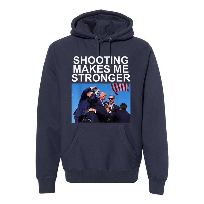 Trump 2024 Us Flag Donald Trump Election Rally Shooting 2024 Premium Hoodie