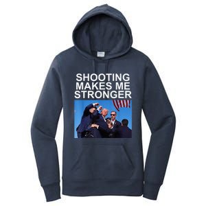 Trump 2024 Us Flag Donald Trump Election Rally Shooting 2024 Women's Pullover Hoodie