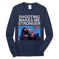 Trump 2024 Us Flag Donald Trump Election Rally Shooting 2024 Tall Long Sleeve T-Shirt