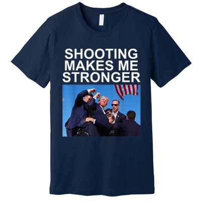 Trump 2024 Us Flag Donald Trump Election Rally Shooting 2024 Premium T-Shirt