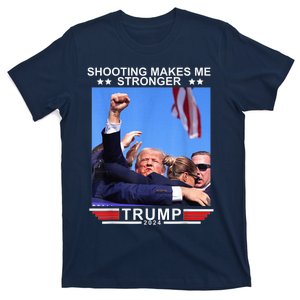 Trump 2024 Us Flag Donald Trump Election Rally Shooting 2024 T-Shirt