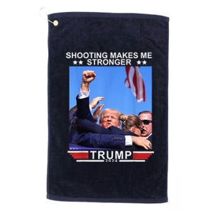 Trump 2024 Us Flag Donald Trump Election Rally Shooting 2024 Platinum Collection Golf Towel