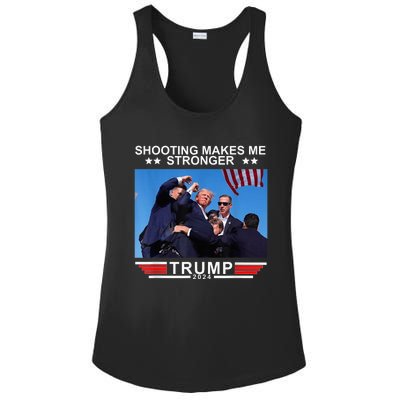 Trump 2024 Us Flag Donald Trump Election Rally Shooting 2024 Ladies PosiCharge Competitor Racerback Tank