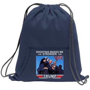 Trump 2024 Us Flag Donald Trump Election Rally Shooting 2024 Sweatshirt Cinch Pack Bag