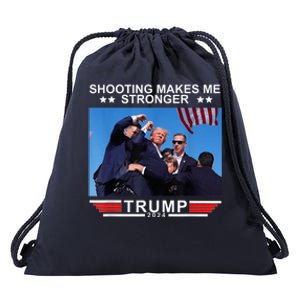 Trump 2024 Us Flag Donald Trump Election Rally Shooting 2024 Drawstring Bag