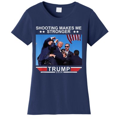 Trump 2024 Us Flag Donald Trump Election Rally Shooting 2024 Women's T-Shirt