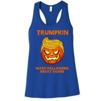 Trumpkin 2024 Usa Make Halloween Great Again Funny Women's Racerback Tank