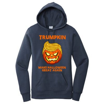 Trumpkin 2024 Usa Make Halloween Great Again Funny Women's Pullover Hoodie