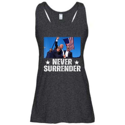 Trump 2024 Us Flag Donald Trump Election Rally Shooting 2024 Ladies Essential Flowy Tank