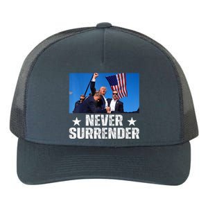 Trump 2024 Us Flag Donald Trump Election Rally Shooting 2024 Yupoong Adult 5-Panel Trucker Hat