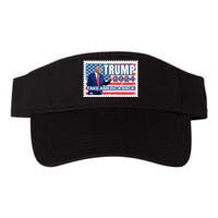 Trump 2024 USA Flag Take America Back Election Postage Stamp Valucap Bio-Washed Visor