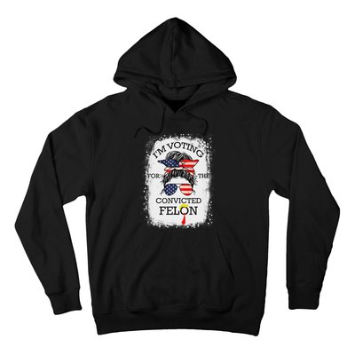 Trump 2024 Voting Convicted Felon Hoodie