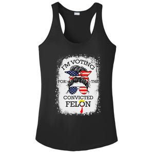 Trump 2024 Voting Convicted Felon Ladies PosiCharge Competitor Racerback Tank